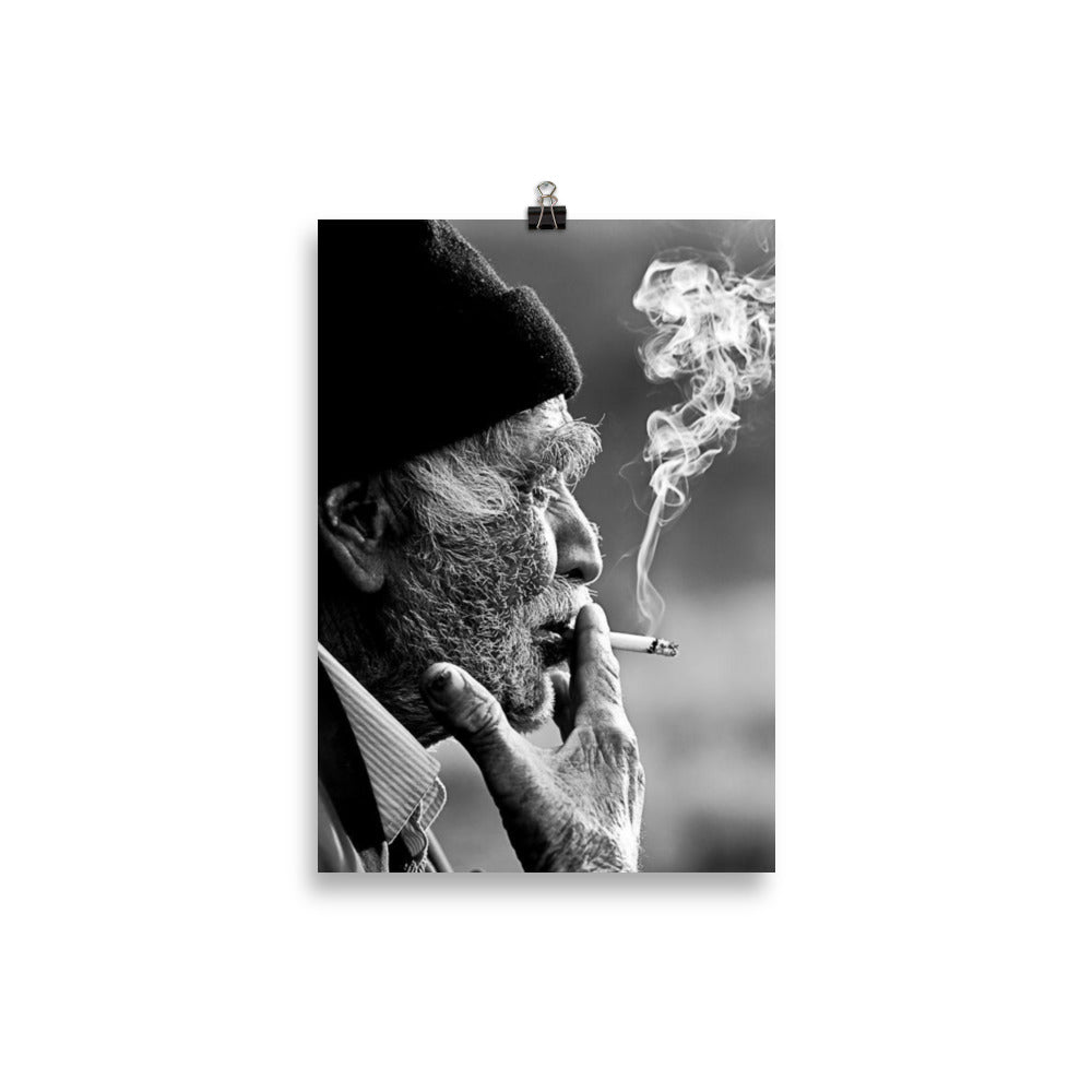 Old Kurdish Man Paper Poster | Heritage Wall Art - Kurdish Wall Art Poster | MarsoniPrint