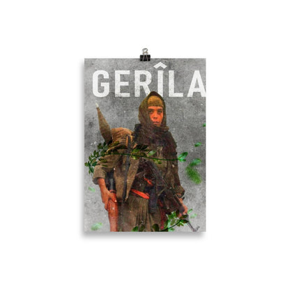 Kurdish Women Guerrilla Poster | Cultural Wall Art - Kurdish Wall Art Poster | MarsoniPrint