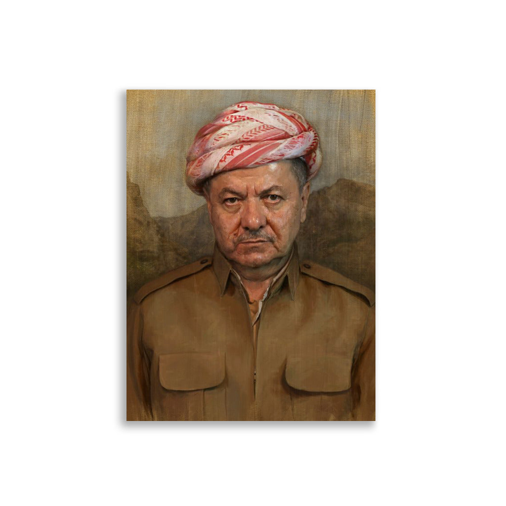 Barzani Poster | Kurdish Heritage Wall Art - Kurdish Wall Art Poster | MarsoniPrint