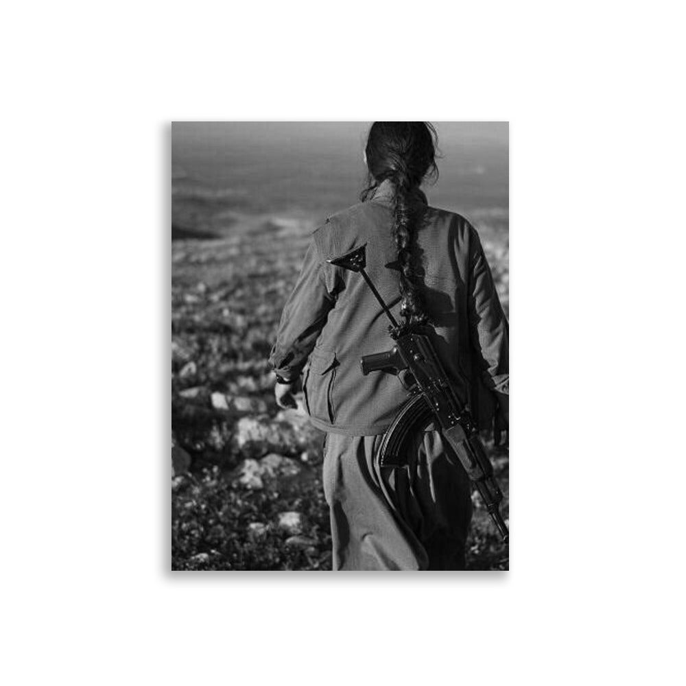 Hewal Poster | Kurdish Women Resistance Wall Art - Kurdish Wall Art Poster | MarsoniPrint