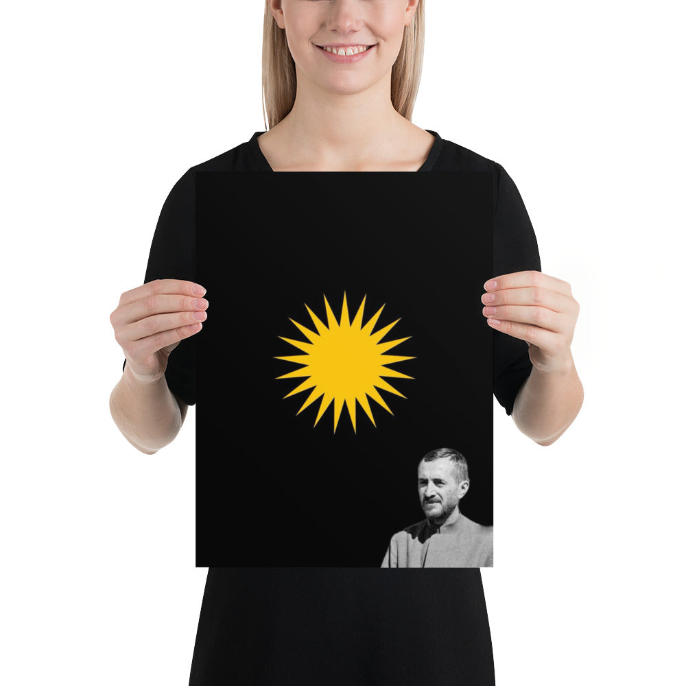 Qazi Muhammad Poster | Kurdish History Wall Art - Kurdish Wall Art Poster | MarsoniPrint