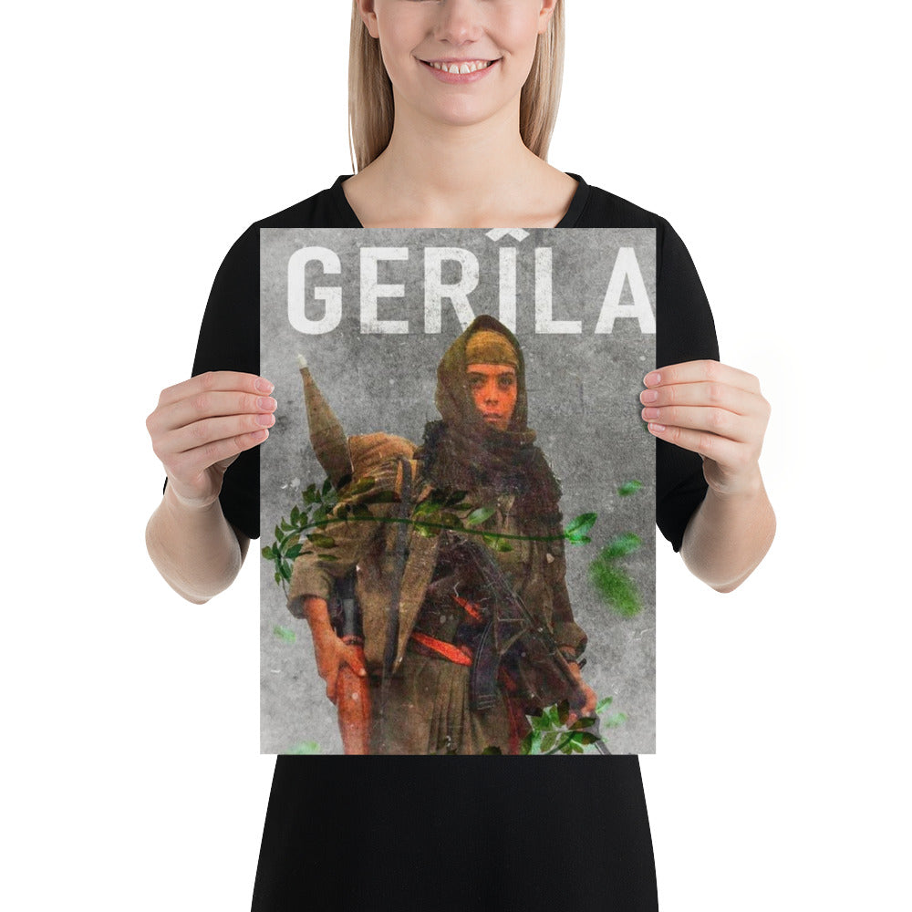 Kurdish Women Guerrilla Poster | Cultural Wall Art - Kurdish Wall Art Poster | MarsoniPrint