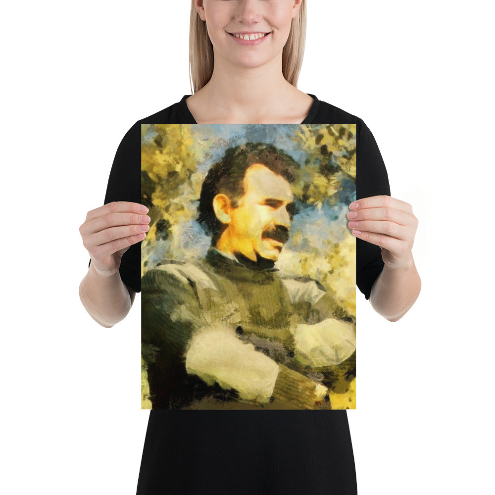 Abdullah Ocalan APO Poster | Kurdish Identity Wall Art - Kurdish Wall Art Poster | MarsoniPrint