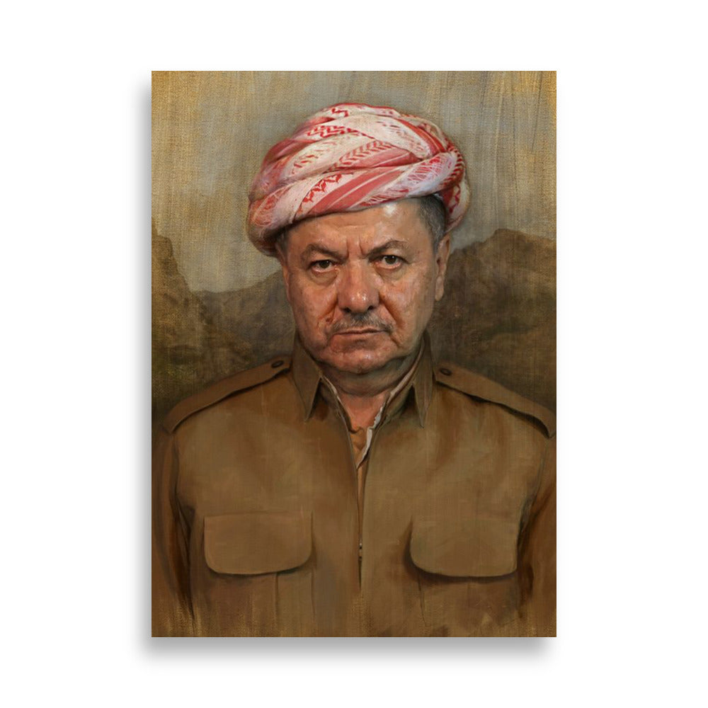 Barzani Poster | Kurdish Heritage Wall Art - Kurdish Wall Art Poster | MarsoniPrint