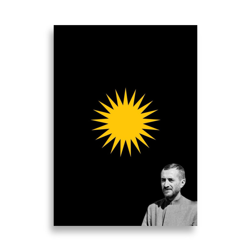 Qazi Muhammad Poster | Kurdish History Wall Art - Kurdish Wall Art Poster | MarsoniPrint