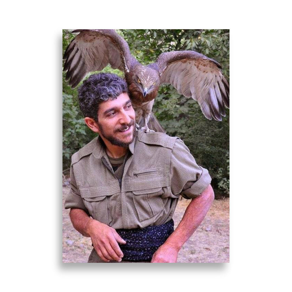 An Hewal Poster | Kurdish Man Unity Wall Art - Kurdish Wall Art Poster | MarsoniPrint