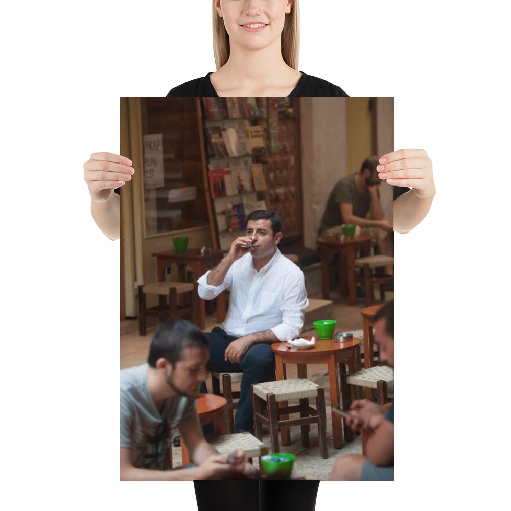 Selahattin Demirtas 2+2=1 Poster | Kurdish Unity Wall Art - Kurdish Wall Art Poster | MarsoniPrint