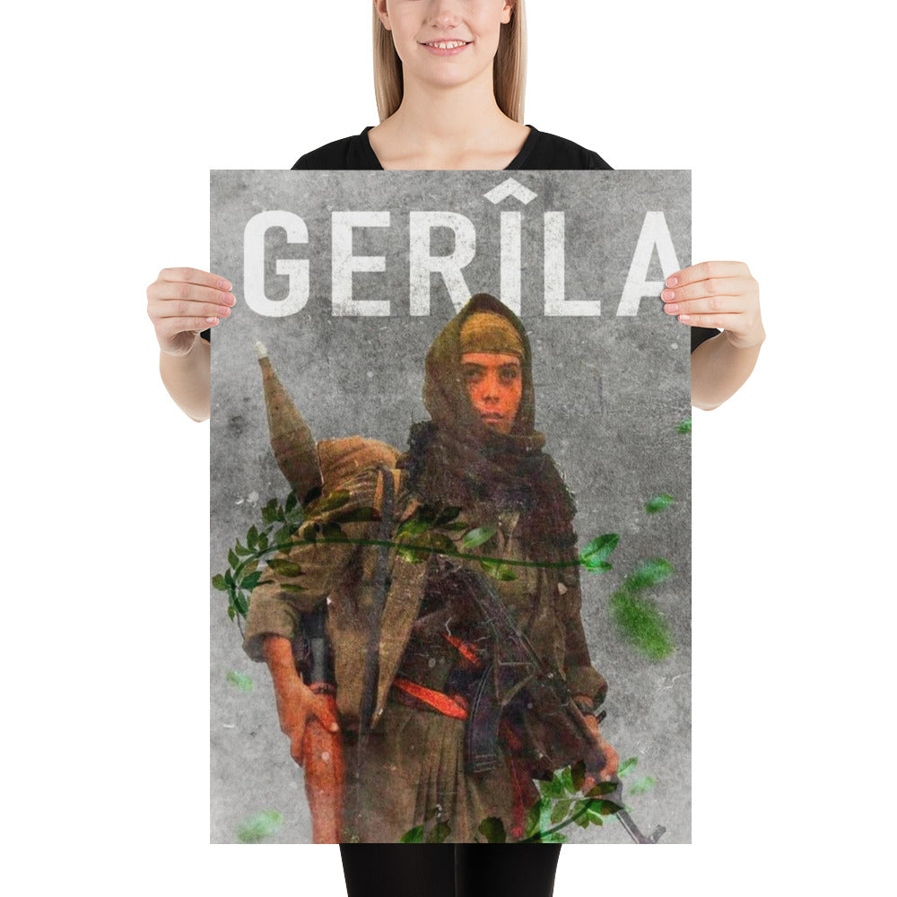 Kurdish Women Guerrilla Poster | Cultural Wall Art - Kurdish Wall Art Poster | MarsoniPrint