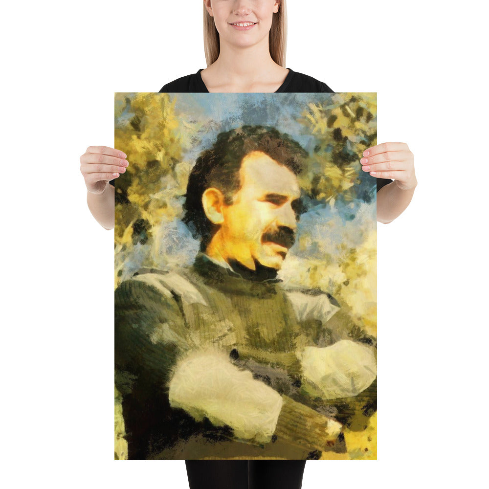 Abdullah Ocalan APO Poster | Kurdish Identity Wall Art - Kurdish Wall Art Poster | MarsoniPrint