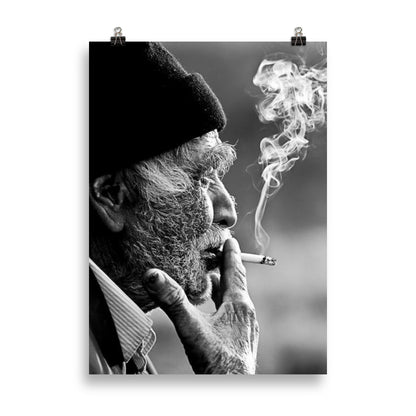 Old Kurdish Man Paper Poster | Heritage Wall Art - Kurdish Wall Art Poster | MarsoniPrint