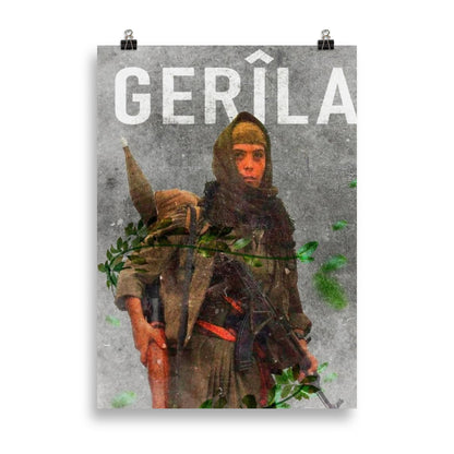 Kurdish Women Guerrilla Poster | Cultural Wall Art - Kurdish Wall Art Poster | MarsoniPrint