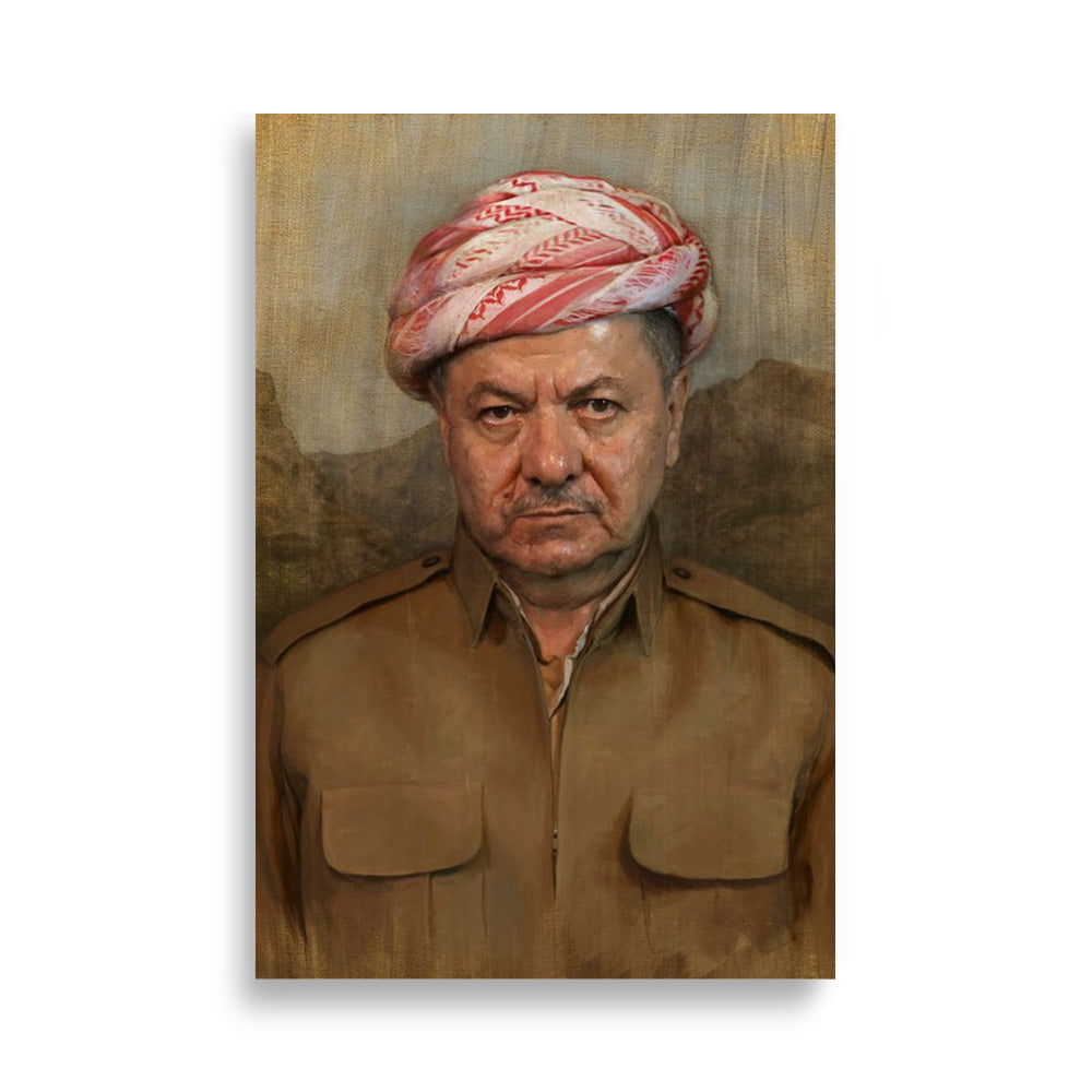 Barzani Poster | Kurdish Heritage Wall Art - Kurdish Wall Art Poster | MarsoniPrint