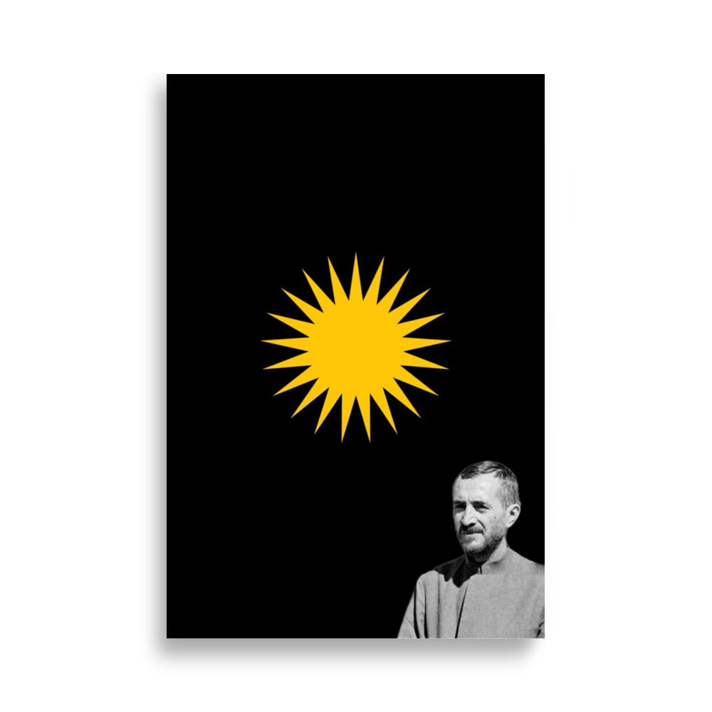 Qazi Muhammad Poster | Kurdish History Wall Art - Kurdish Wall Art Poster | MarsoniPrint