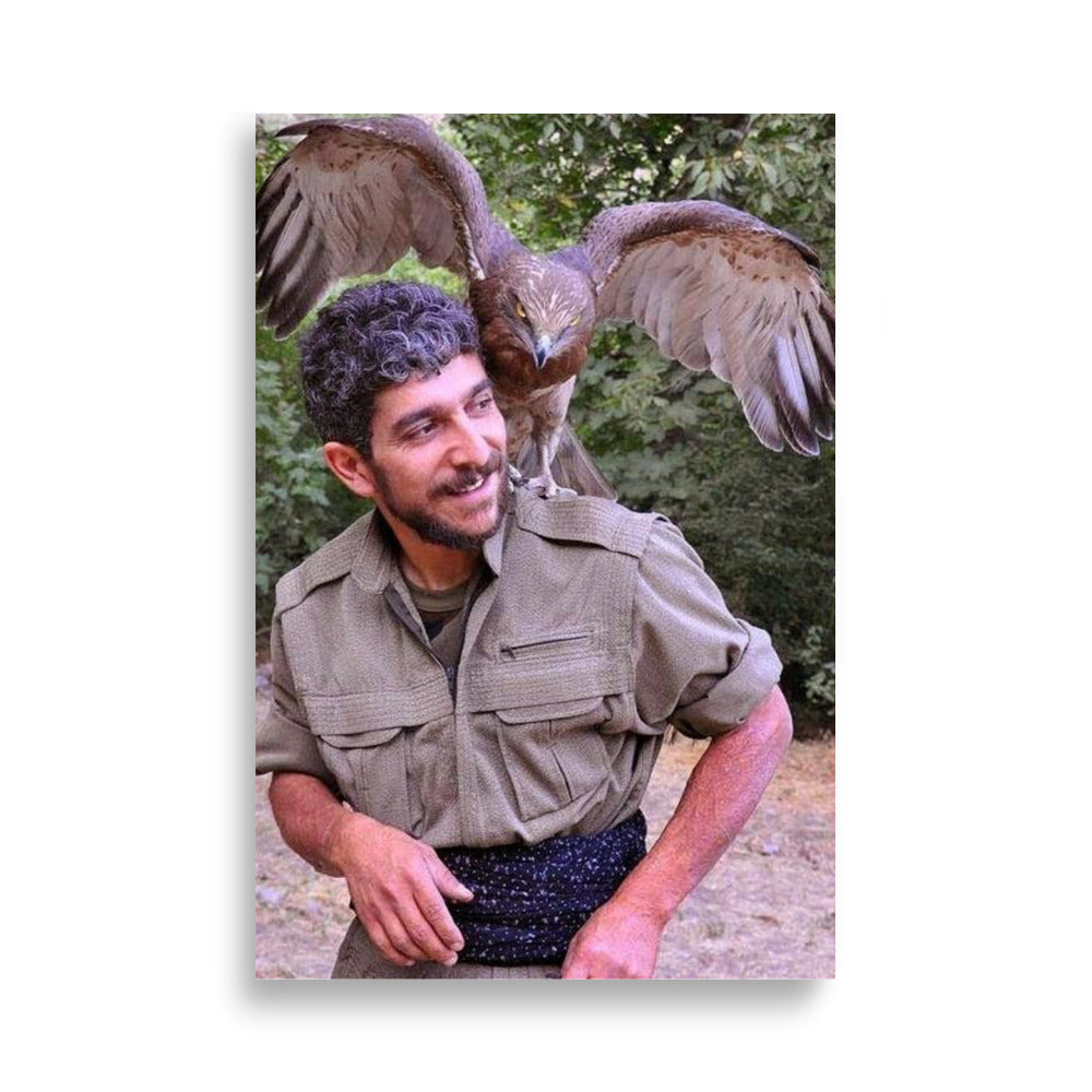 An Hewal Poster | Kurdish Man Unity Wall Art - Kurdish Wall Art Poster | MarsoniPrint
