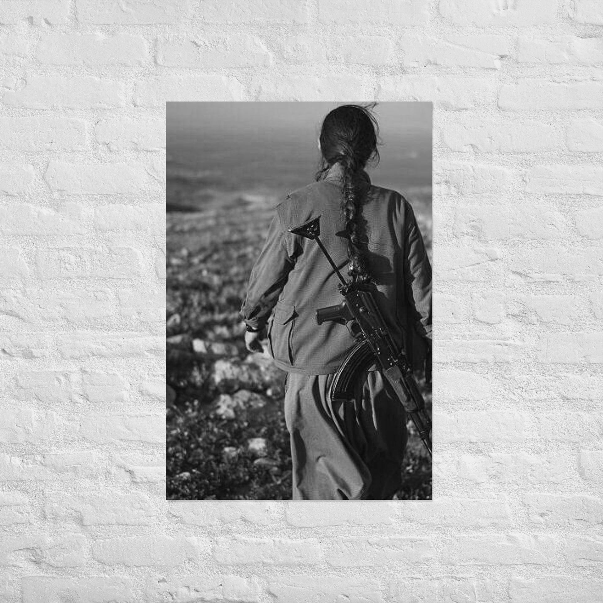 Hewal Poster | Kurdish Women Resistance Wall Art - Kurdish Wall Art Poster | MarsoniPrint