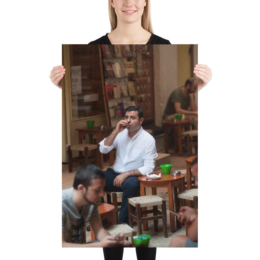 Selahattin Demirtas 2+2=1 Poster | Kurdish Unity Wall Art - Kurdish Wall Art Poster | MarsoniPrint