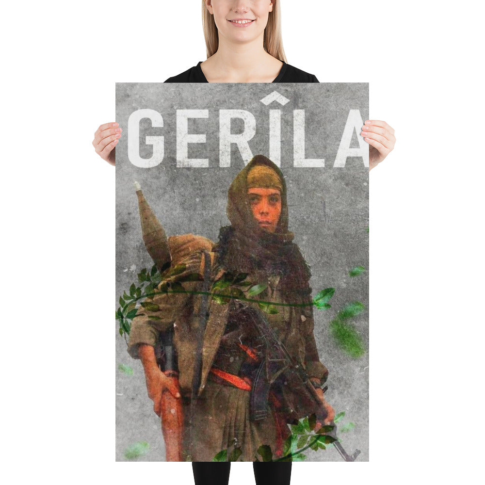 Kurdish Women Guerrilla Poster | Cultural Wall Art - Kurdish Wall Art Poster | MarsoniPrint