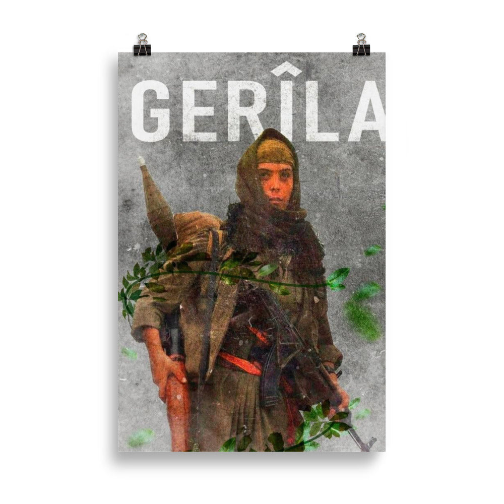 Kurdish Women Guerrilla Poster | Cultural Wall Art - Kurdish Wall Art Poster | MarsoniPrint