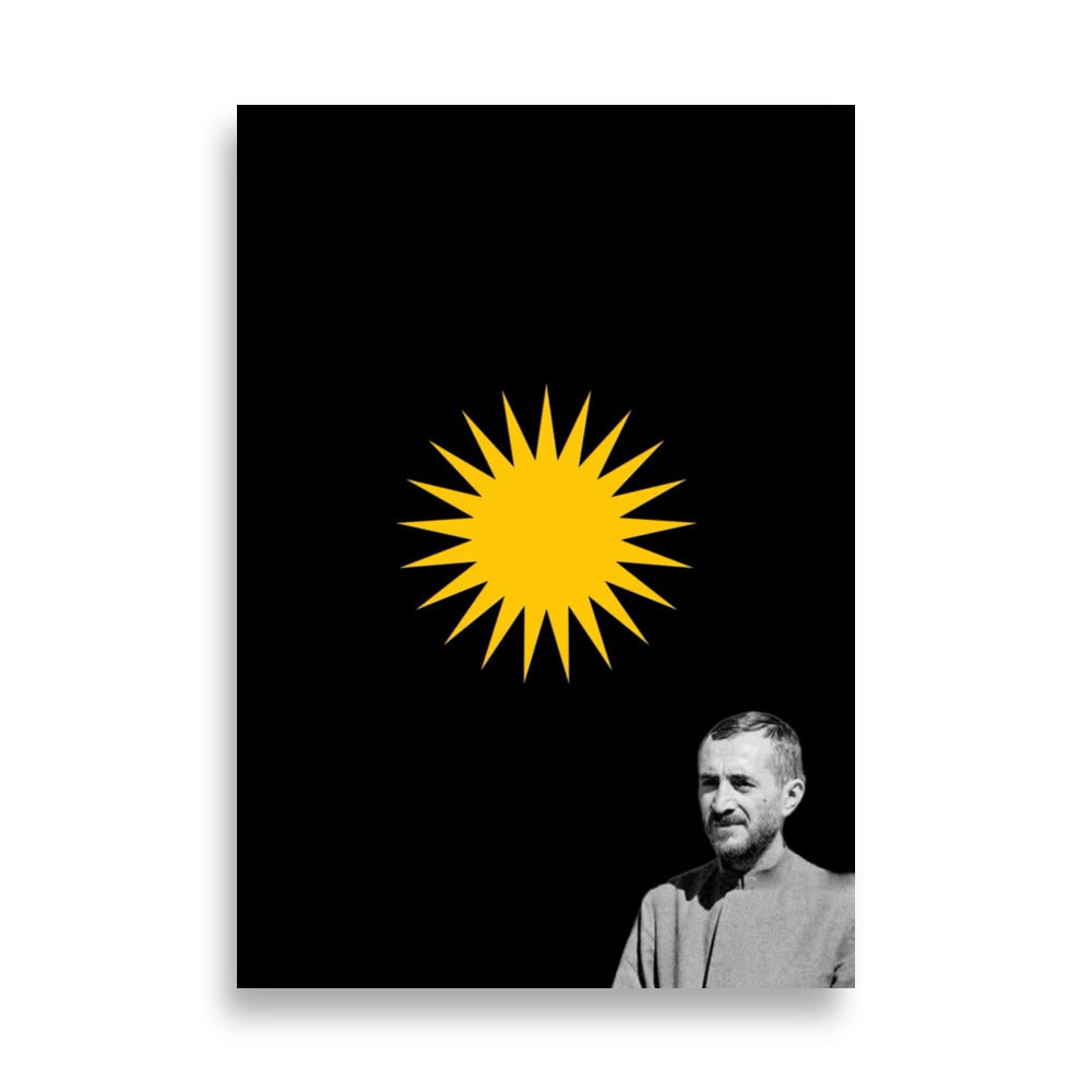 Qazi Muhammad Poster | Kurdish History Wall Art - Kurdish Wall Art Poster | MarsoniPrint