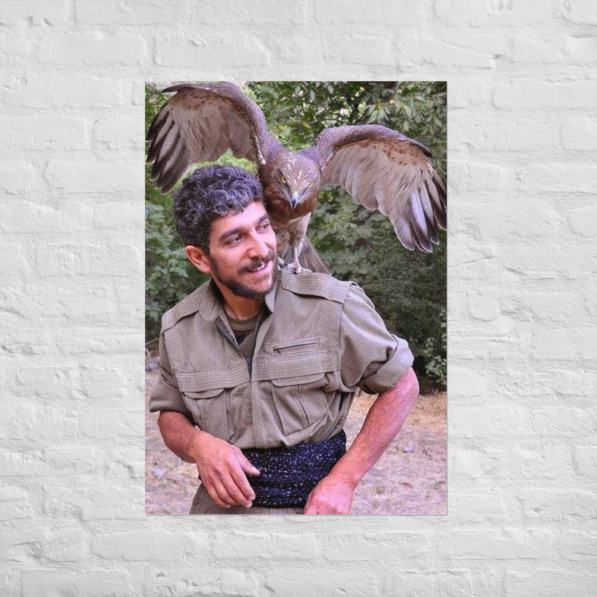 An Hewal Poster | Kurdish Man Unity Wall Art - Kurdish Wall Art Poster | MarsoniPrint