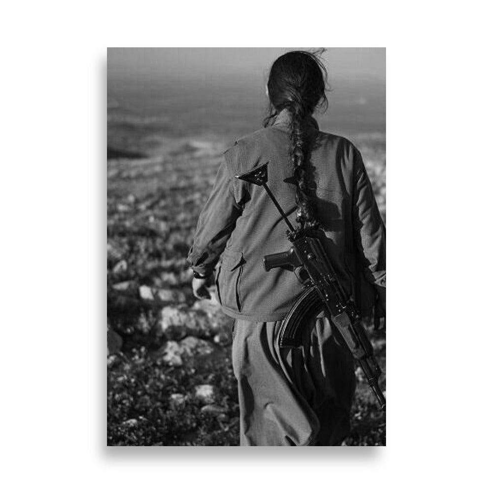 Hewal Poster | Kurdish Women Resistance Wall Art - Kurdish Wall Art Poster | MarsoniPrint