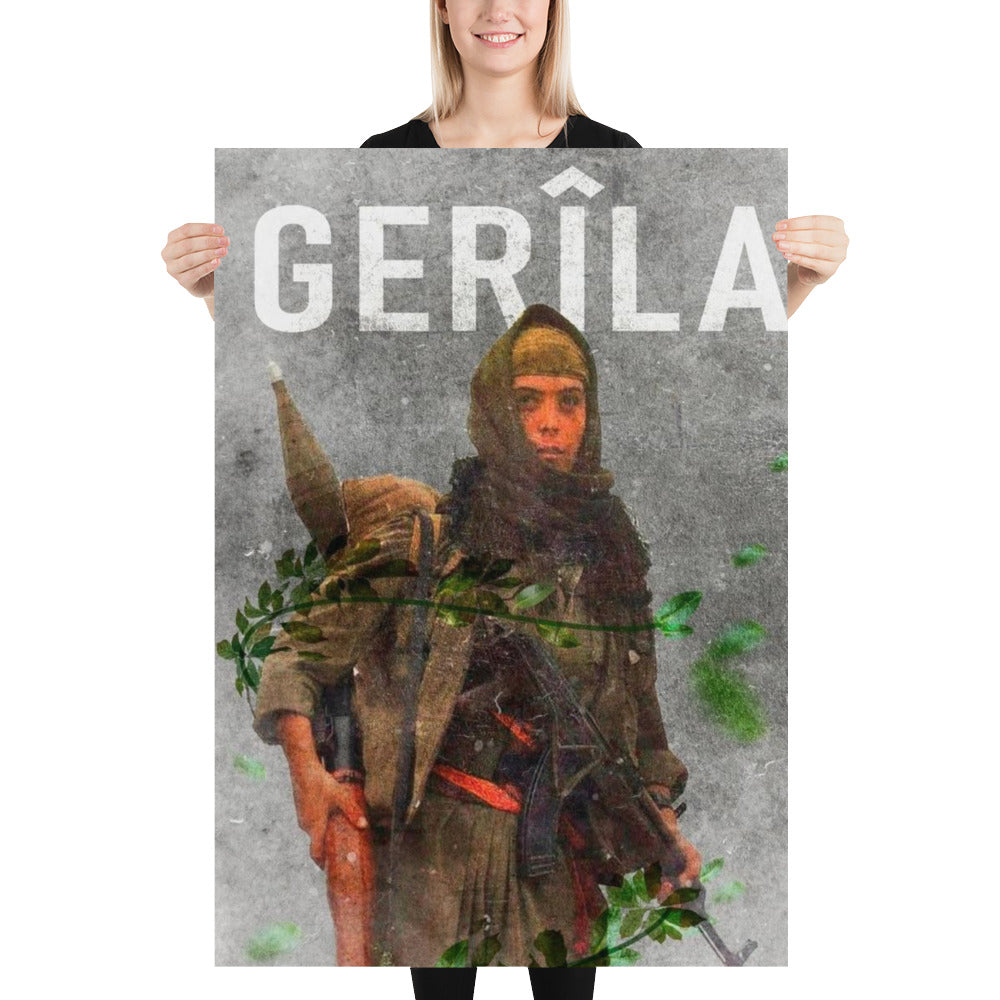 Kurdish Women Guerrilla Poster | Cultural Wall Art - Kurdish Wall Art Poster | MarsoniPrint