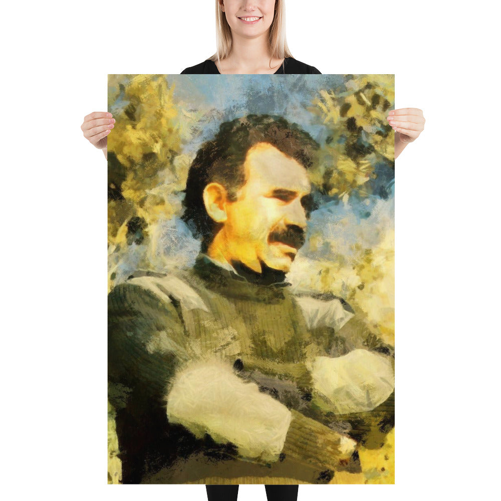Abdullah Ocalan APO Poster | Kurdish Identity Wall Art - Kurdish Wall Art Poster | MarsoniPrint