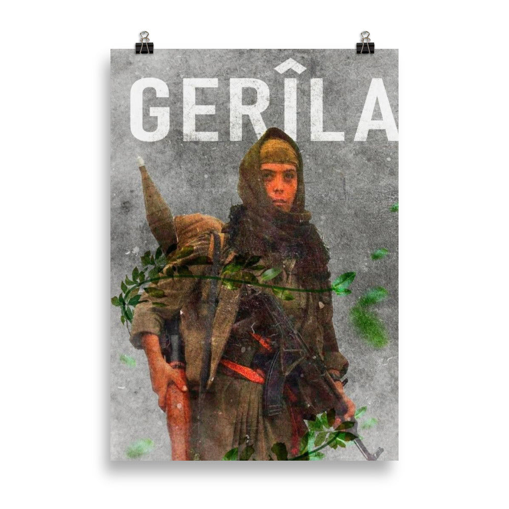 Kurdish Women Guerrilla Poster | Cultural Wall Art - Kurdish Wall Art Poster | MarsoniPrint