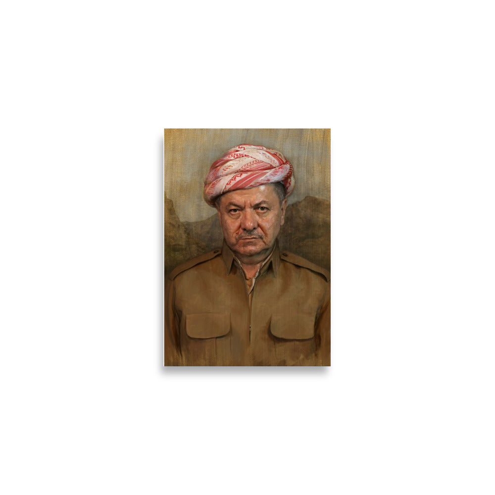 Barzani Poster | Kurdish Heritage Wall Art - Kurdish Wall Art Poster | MarsoniPrint
