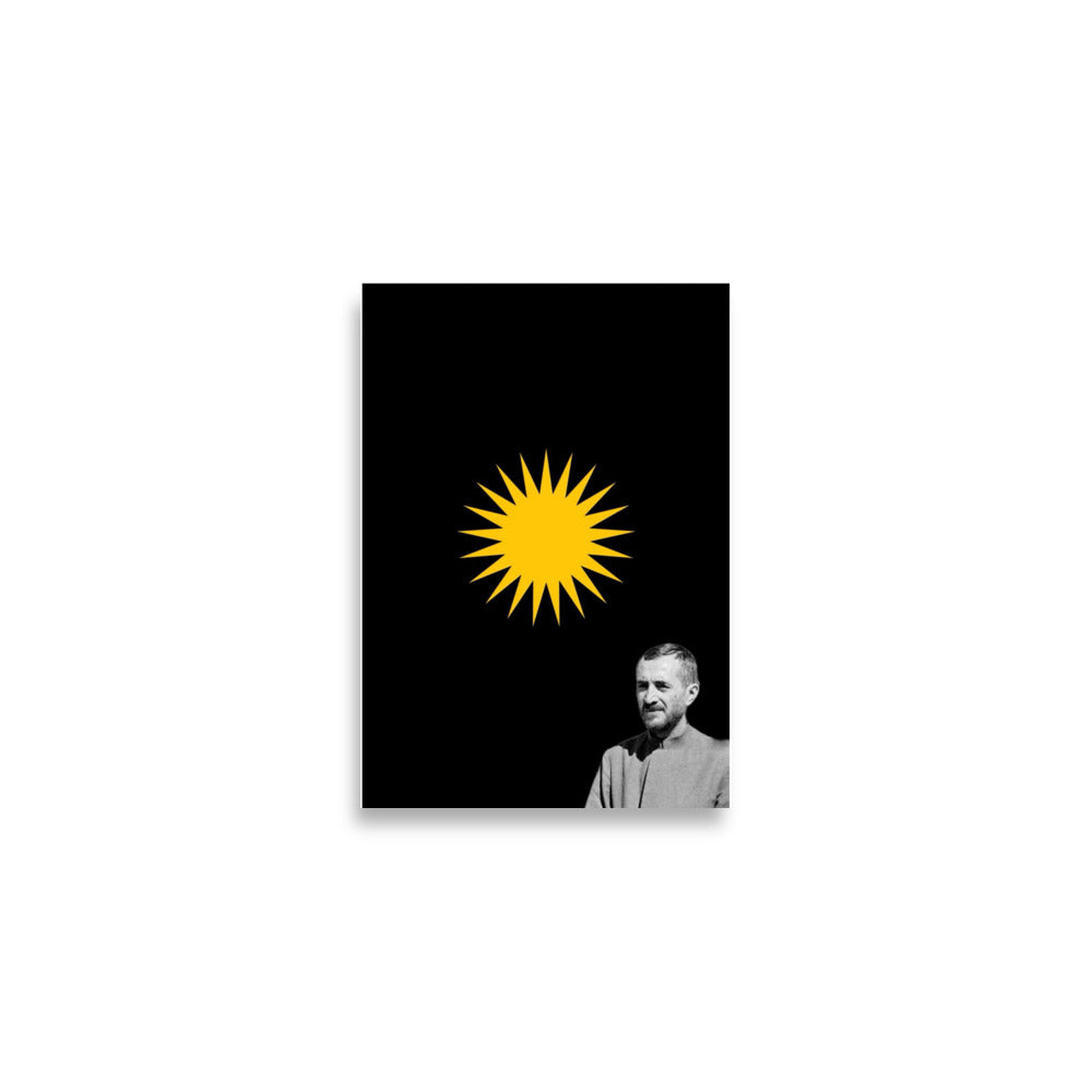 Qazi Muhammad Poster | Kurdish History Wall Art - Kurdish Wall Art Poster | MarsoniPrint