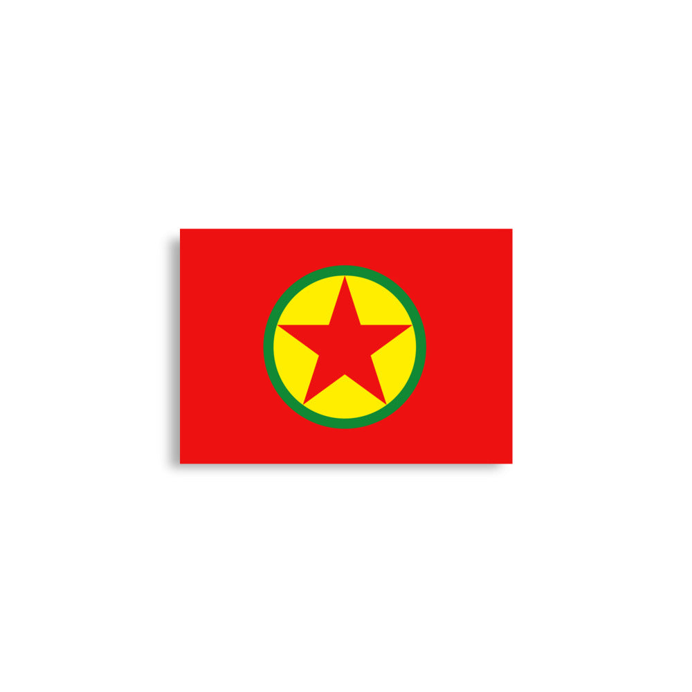 Kurdistan Flag Poster | Kurdish Identity Wall Art - Kurdish Wall Art Poster | MarsoniPrint