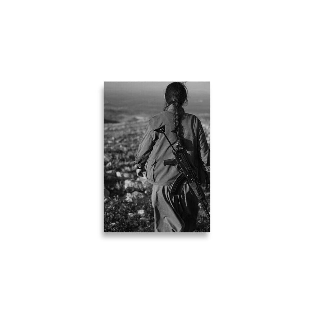 Hewal Poster | Kurdish Women Resistance Wall Art - Kurdish Wall Art Poster | MarsoniPrint