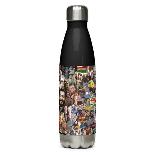 Kurdistan Story Water Bottle – Kurdish Identity Bottle - Kurdish Identity Water Bottle | MarsoniPrint