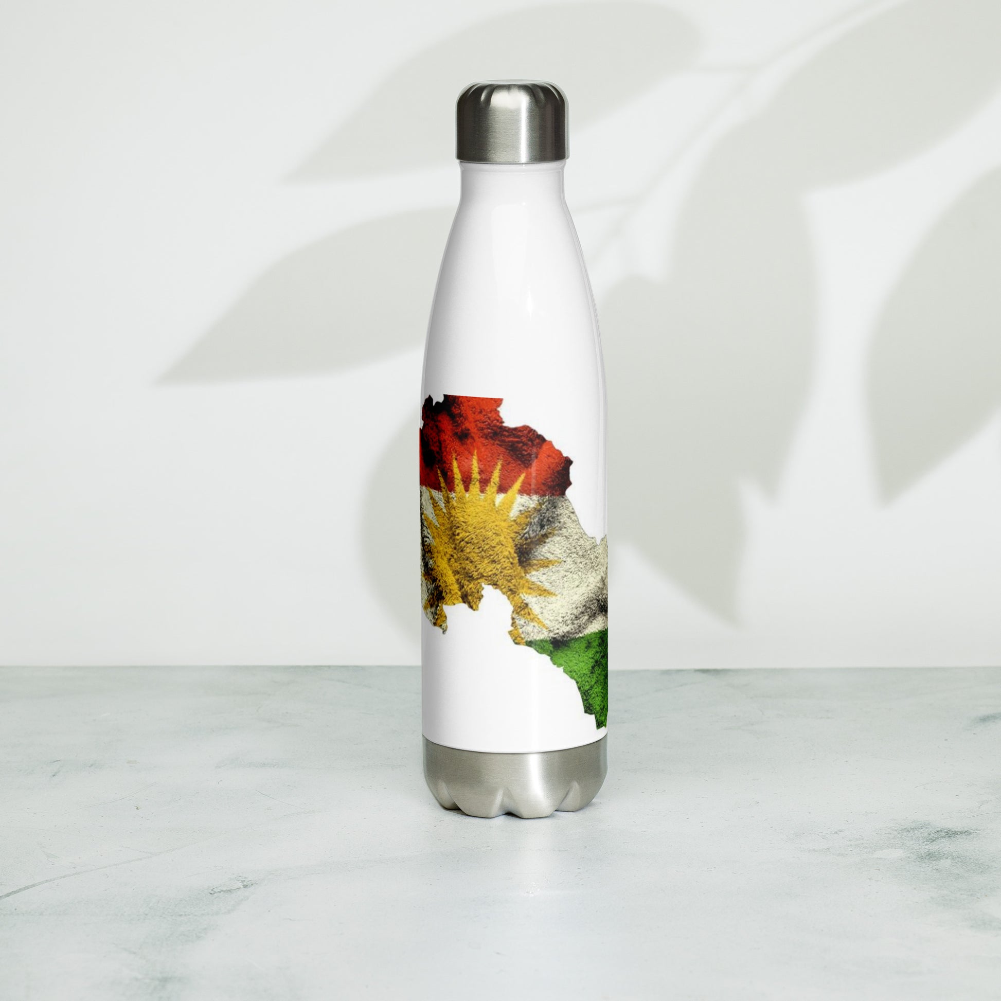 Kurdistan Flag Water Bottle – Kurdish Identity Bottle - Kurdish Identity Water Bottle | MarsoniPrint
