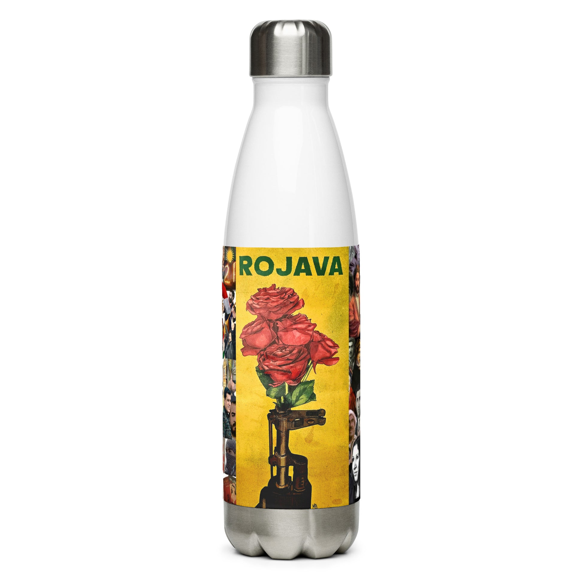 Kurdistan Story Water Bottle – Kurdish Identity Bottle - Kurdish Identity Water Bottle | MarsoniPrint