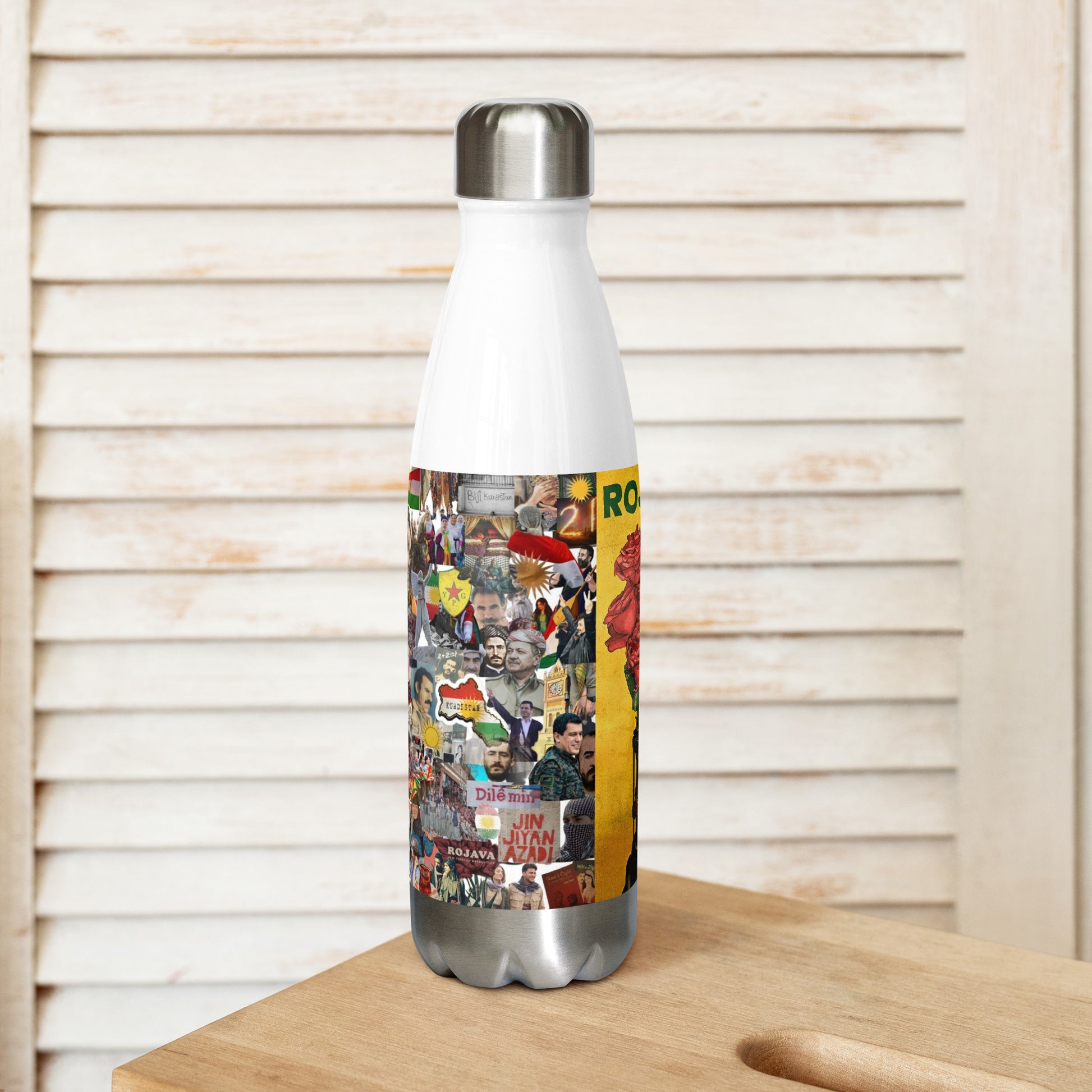 Kurdistan Heritage Water Bottle – Kurdish Culture Bottle - Kurdish Identity Water Bottle | MarsoniPrint