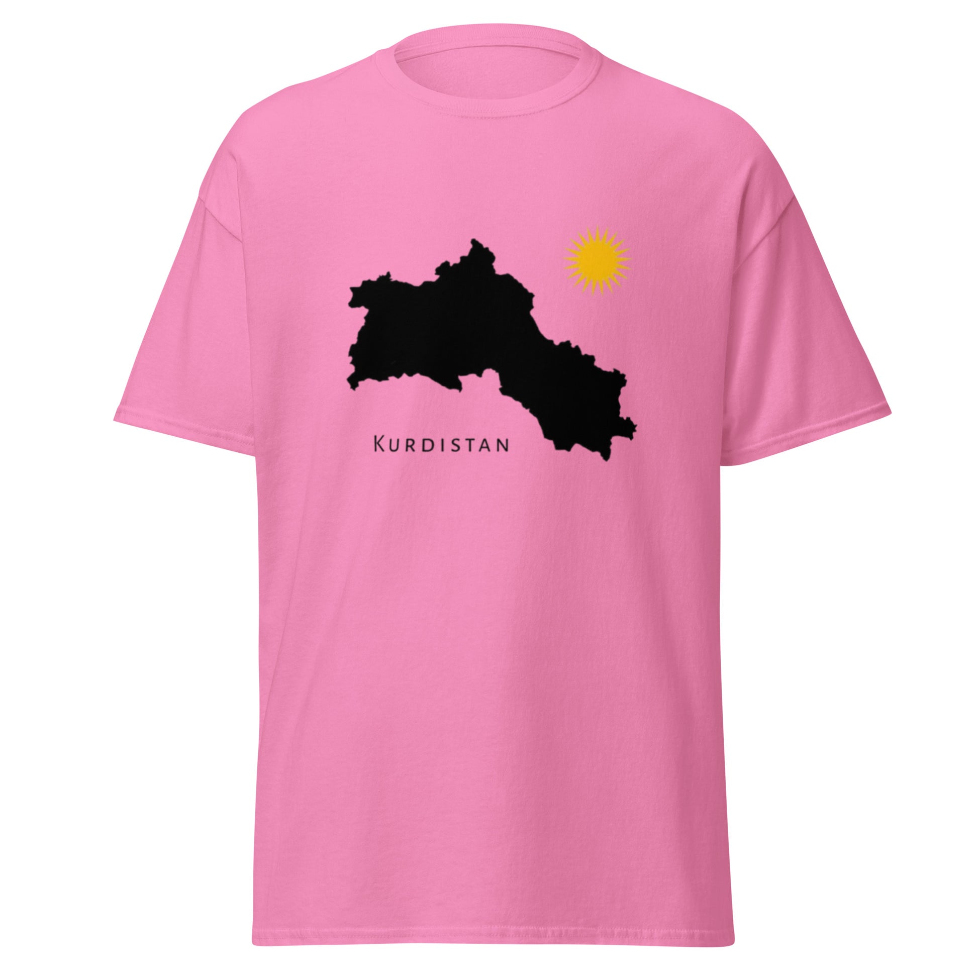 Kurdistan Map T-Shirt | Kurdish Homeland Unisex Tee - Kurdish Identity T-Shirt | MarsoniPrint
