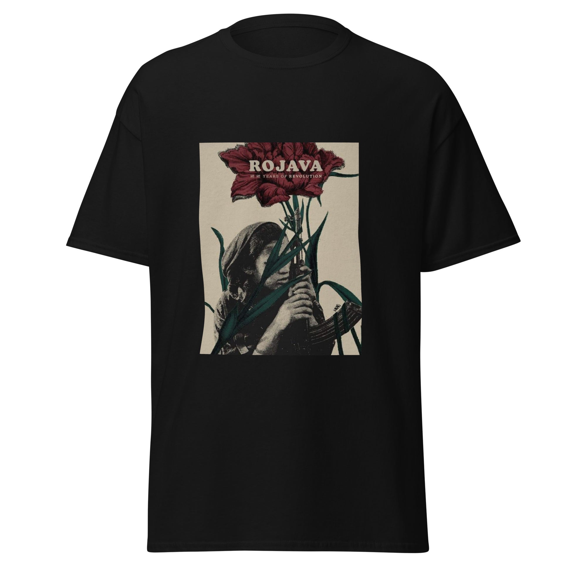 Rojava T-Shirt | Kurdish Revolution Unisex Tee - Kurdish Identity T-Shirt | MarsoniPrint