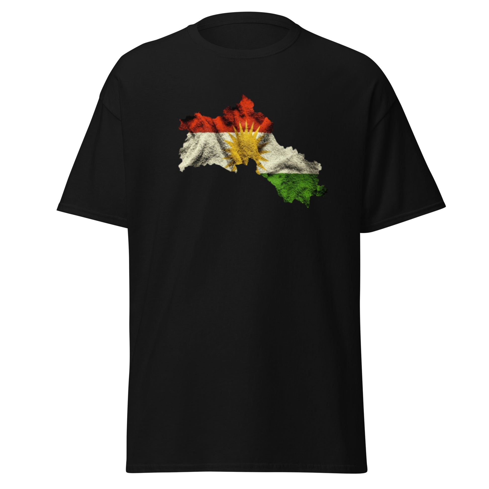 Kurdistan Map & Flag T-Shirt | Kurdish Unisex Tee - Kurdish Identity T-Shirt | MarsoniPrint