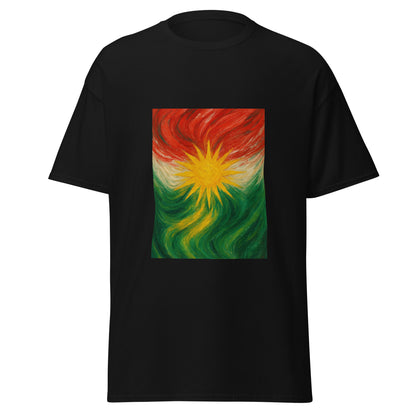 Kurdistan Flag T-Shirt | Special Design | Kurdish Unisex Tee - Kurdish Identity T-Shirt | MarsoniPrint