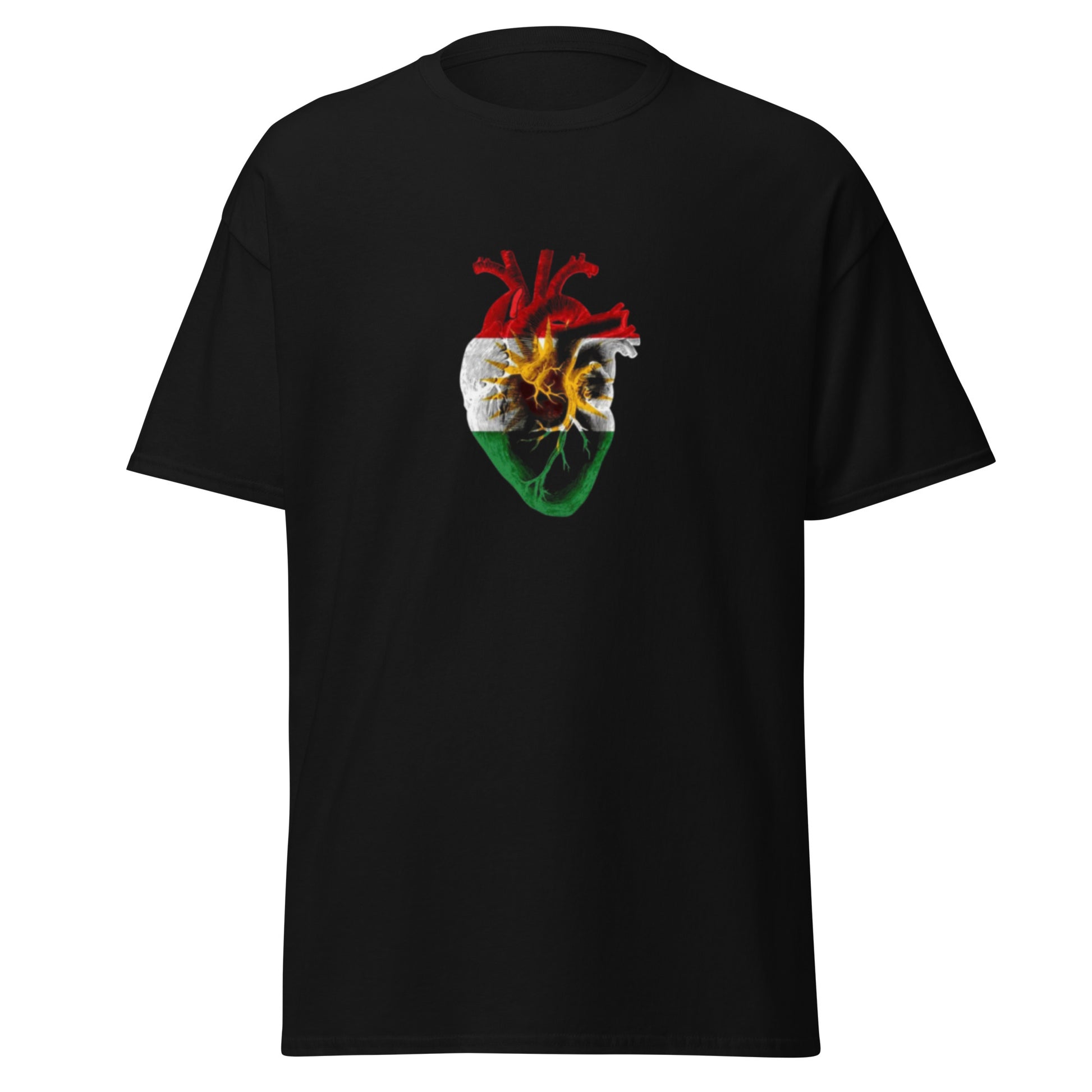 Kurdistan Heart T-Shirt | Kurdish Identity Unisex Tee - Kurdish Identity T-Shirt | MarsoniPrint