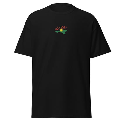 Kurdistan Mountains Embroidered T-Shirt, MarsoniPrint - Kurdish Identity T-Shirt | MarsoniPrint