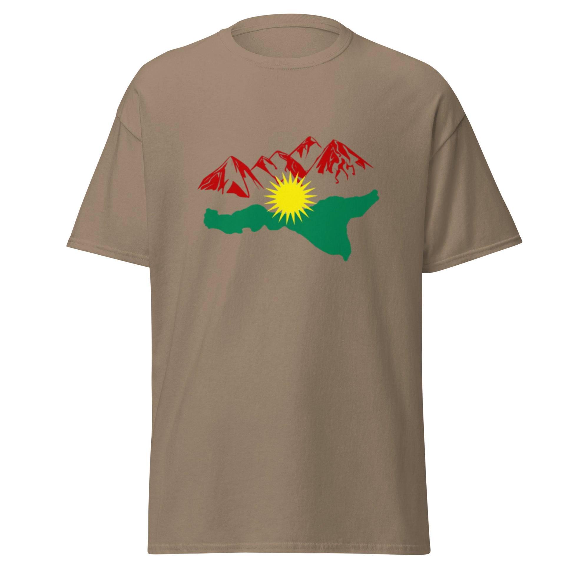 Kurdistan Mountains T-Shirt | Kurdish Nature Unisex Tee - Kurdish Identity T-Shirt | MarsoniPrint