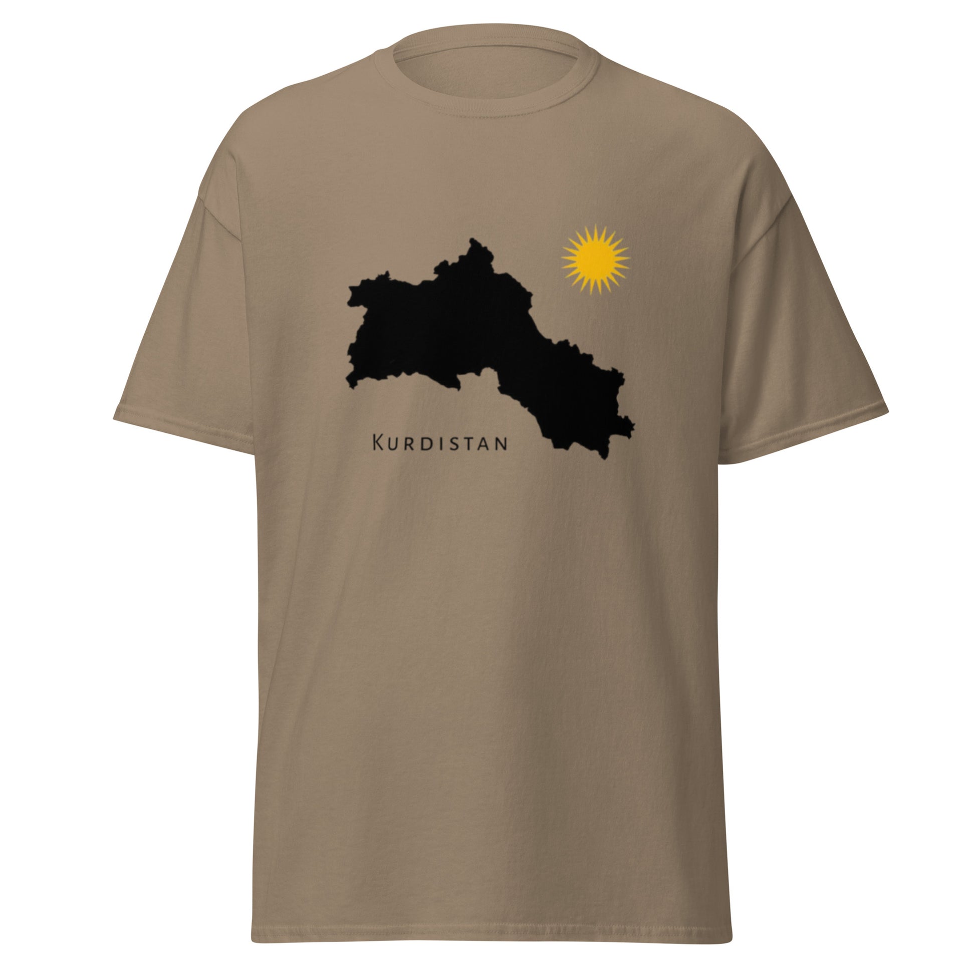 Kurdistan Map T-Shirt | Kurdish Homeland Unisex Tee - Kurdish Identity T-Shirt | MarsoniPrint