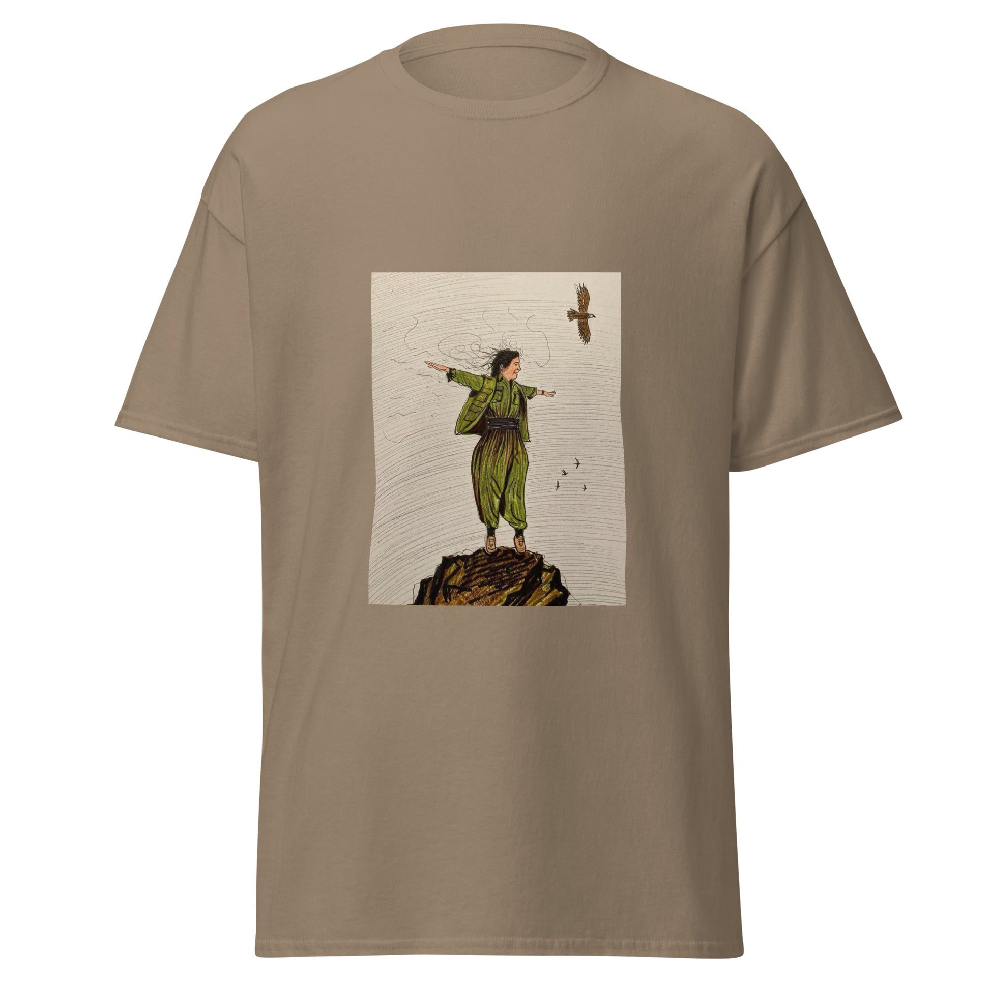 Kurdistan Gerilla T-Shirt | Kurdish Warrior Unisex Tee - Kurdish Identity T-Shirt | MarsoniPrint
