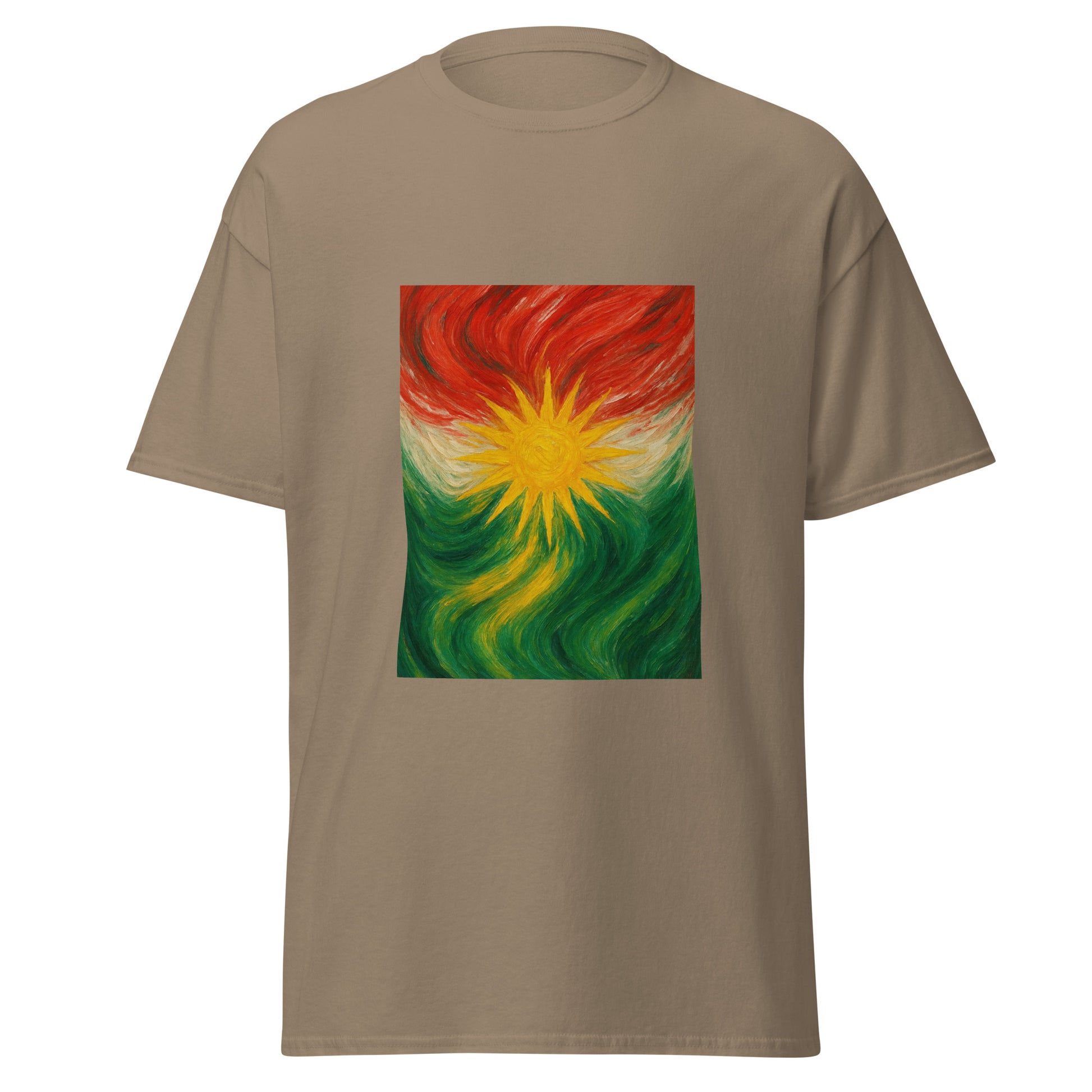 Kurdistan Flag T-Shirt | Special Design | Kurdish Unisex Tee - Kurdish Identity T-Shirt | MarsoniPrint