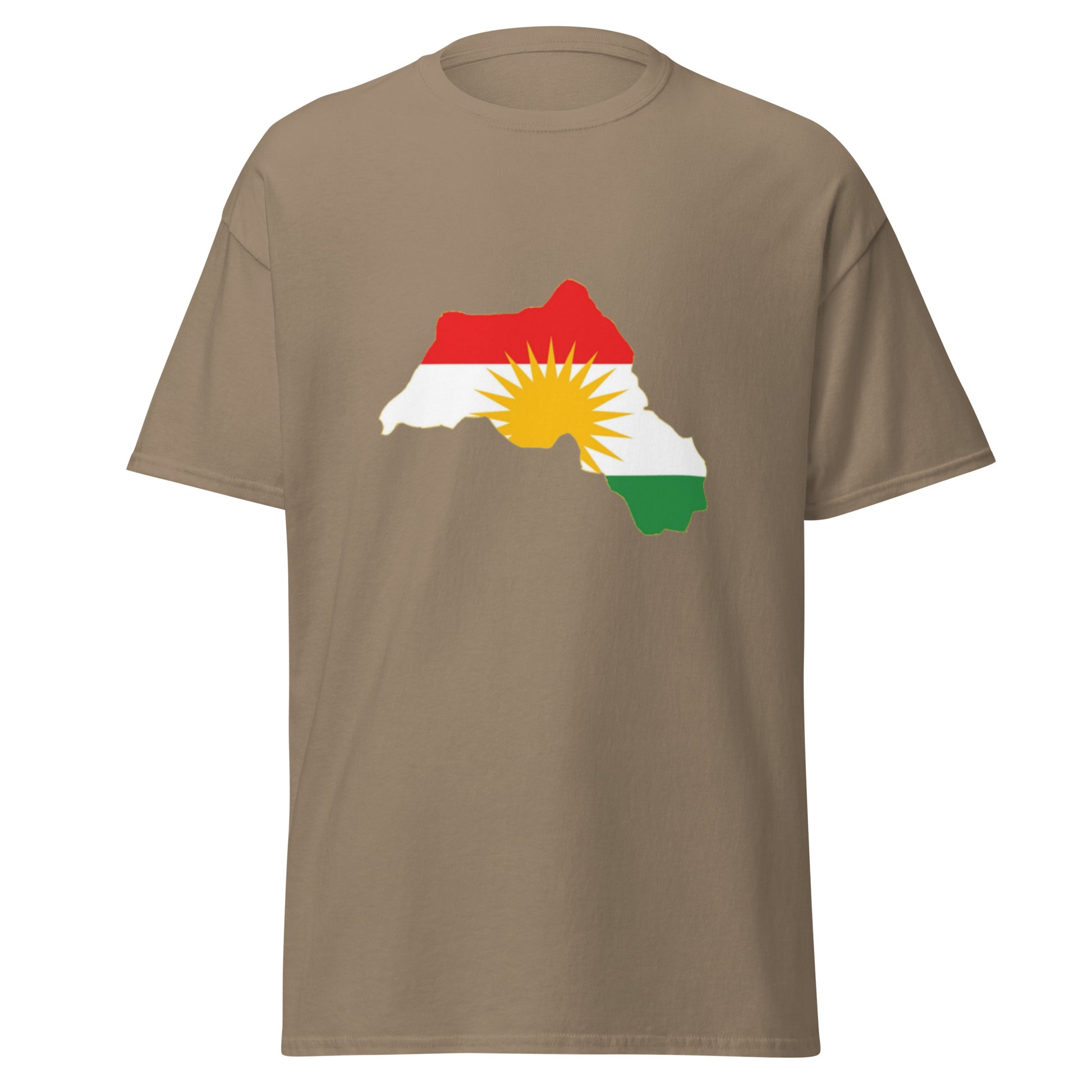 Kurdistan Map T-Shirt | Kurdish Identity Unisex Tee - Kurdish Identity T-Shirt | MarsoniPrint