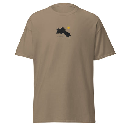 Kurdistan Map T-Shirt, Embroidered Classic Tee, MarsoniPrint - Kurdish Identity T-Shirt | MarsoniPrint