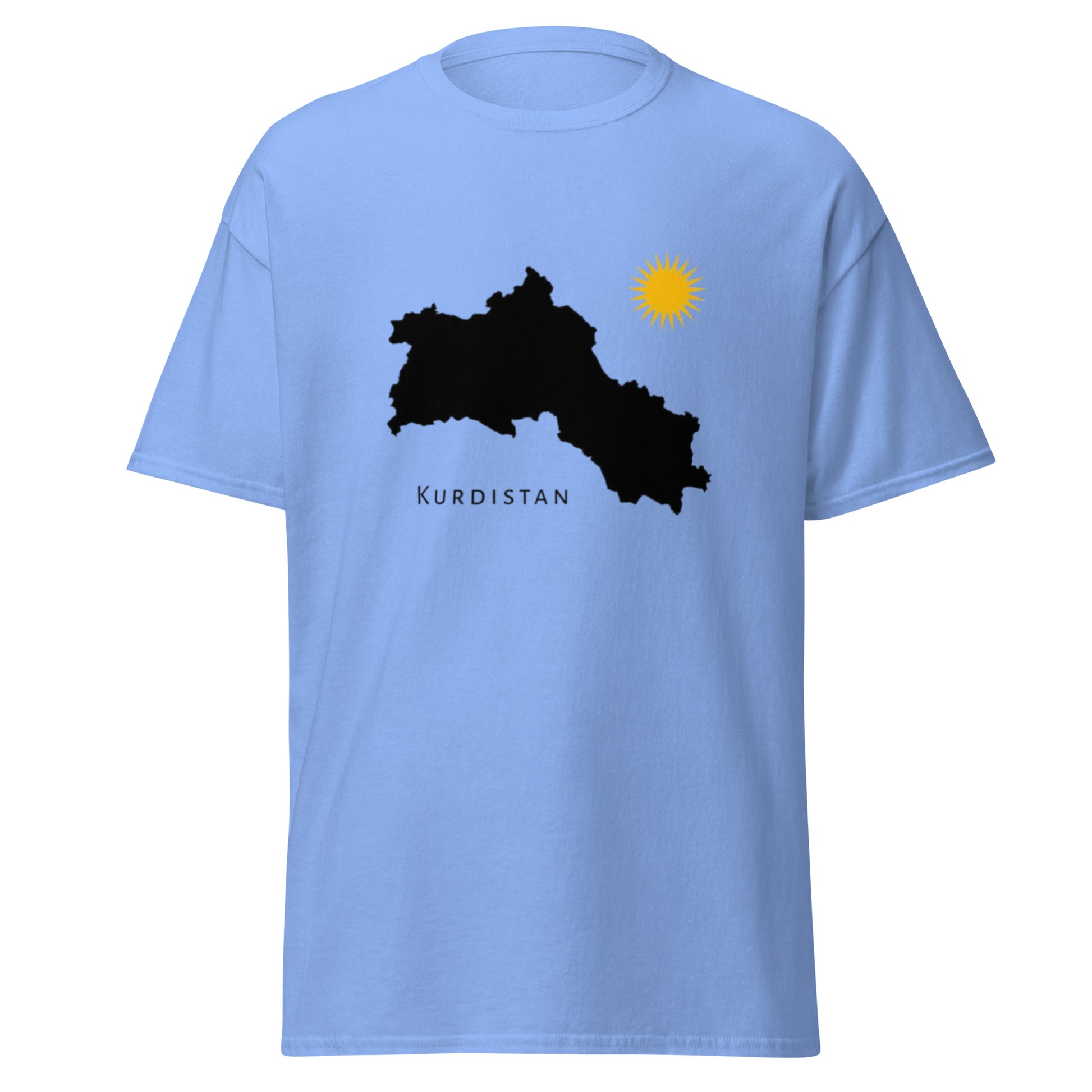 Kurdistan Map T-Shirt | Kurdish Homeland Unisex Tee - Kurdish Identity T-Shirt | MarsoniPrint