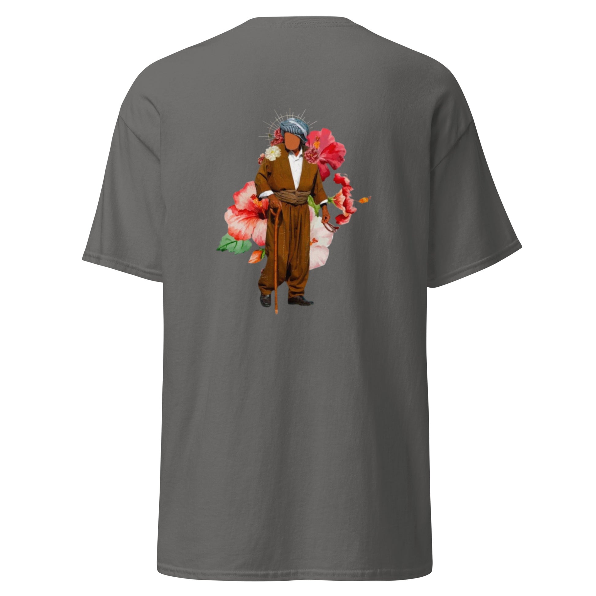 Kurdish Man T-Shirt | Back Side Printing | Kurdish Unisex Tee - Kurdish Identity T-Shirt | MarsoniPrint